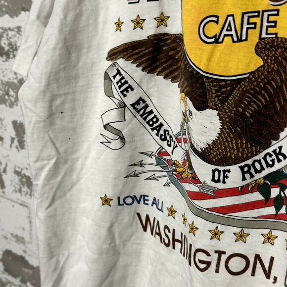 VIntage Hard Rock Cafe Shirt Save The Planet Size XL Distressed - Picture 5 of 6